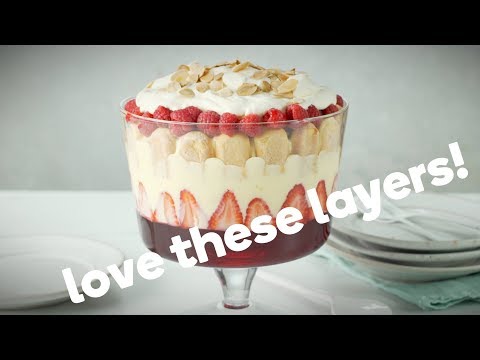 How to plate trifle like a food stylist