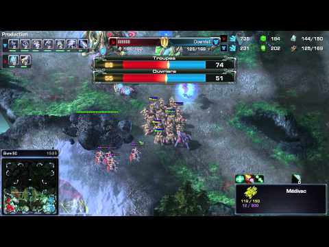 (HD891) DnS vs Downfall - PvT - Heart of the Swarm [FR]