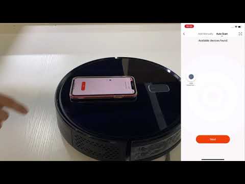 How to add the robot to your APP and connect your home WIFI -  V40P cleaner remote control app setup