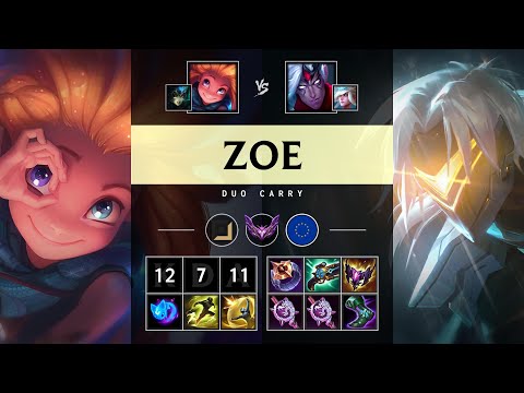 Zoe Carry vs Varus - EUW Master Patch 25.16