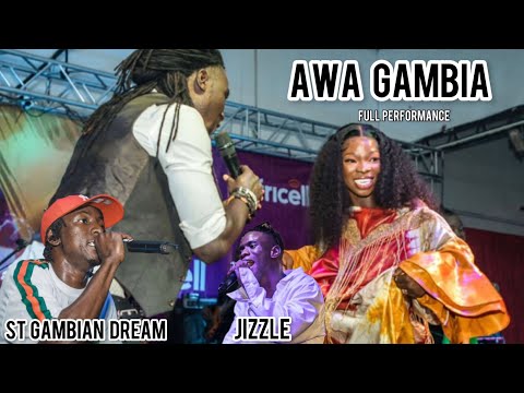 AWA GAMBIA Full Perfomance with - ST & JIZZLE on Awa Gambia’s Album Launching