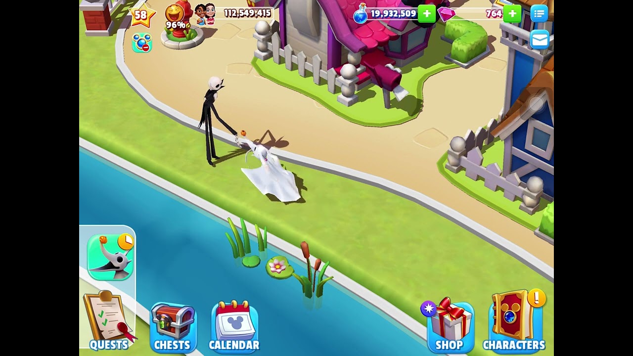 Disney Magic Kingdoms | Jack plays with Zero