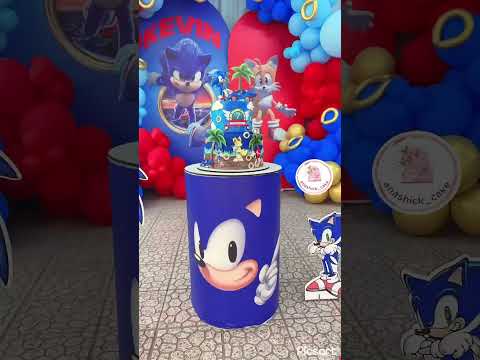 Sonic cartoon themed cake #sonic #soniccartoon #birthday