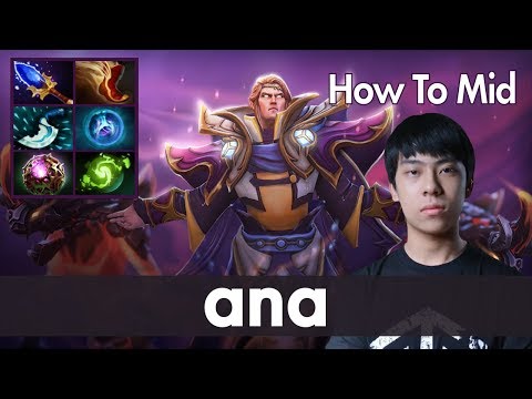 ana 30/1/7 Highlights || 20x SUNSTRIKE INVOKER CATACLYSM || Refresher Orb || 7.07 Dota 2 Gameplay