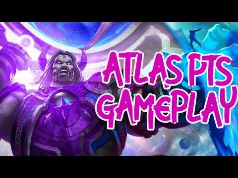 ATLAS Has The Whole World In His Hands! -- Smite 8.12 Atlas PTS Gameplay