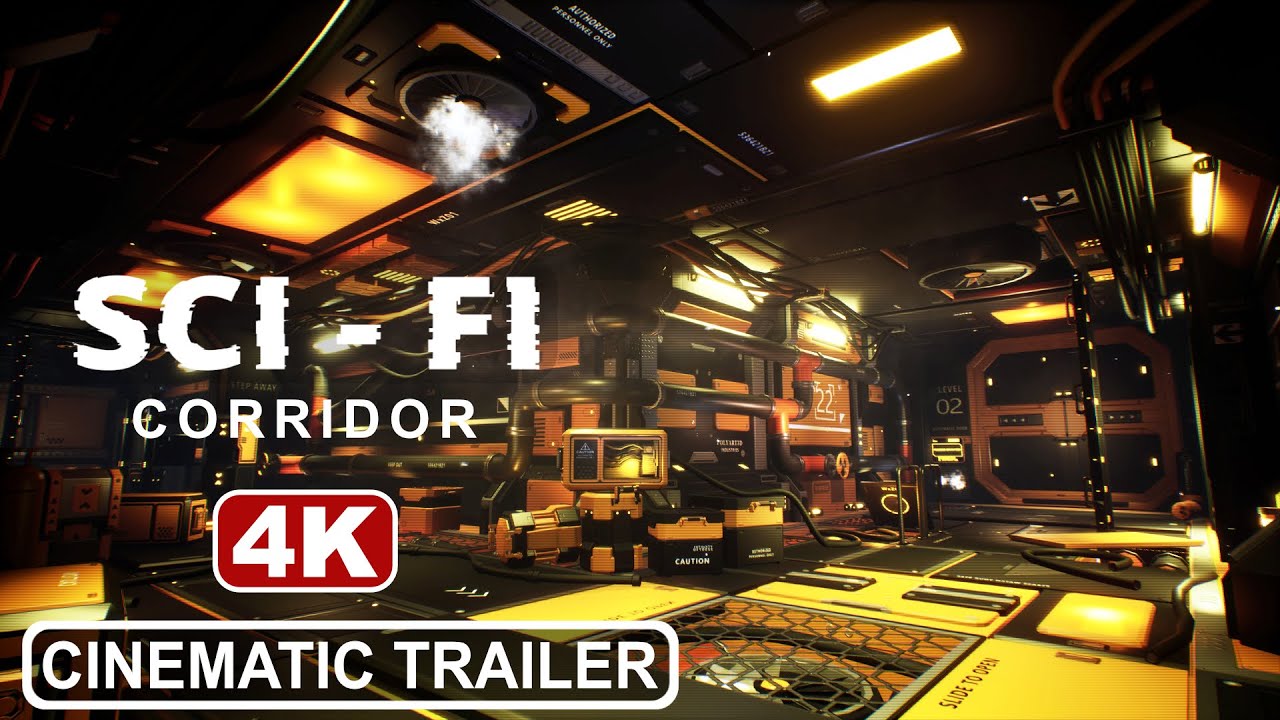 STYLIZED - Sci-Fi Corridor | UE4 | Cinematic Trailer 4K | 60FPS