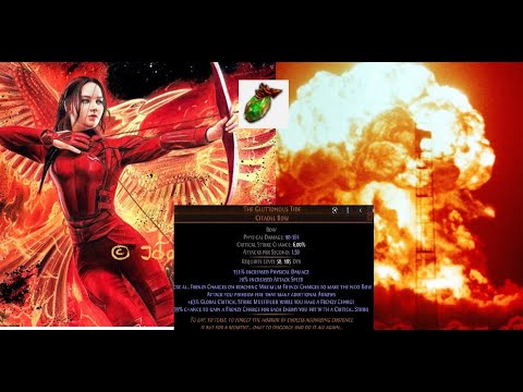 PoE 3.19 Vaal BA - One Shotting Endgame Bosses - HUGE BURST DMG - Gluttonous Tide Bow