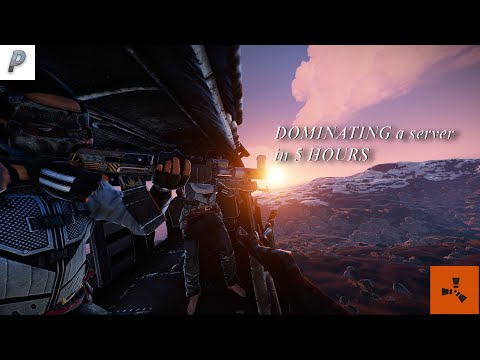 Rust Vanilla - Dominating a server in 5 HOURS!!