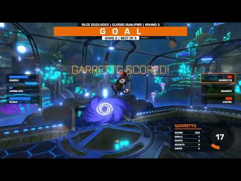 NRG beautiful 3 man passing play in closed qualifiers