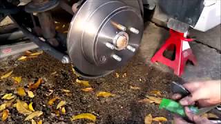 Changing Rear Brakes on 2013 Subaru Legacy, Outback, Forester, Impreza