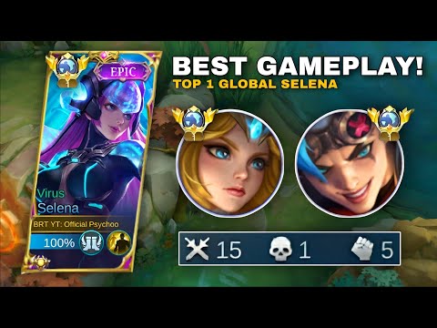15 KILLS🔥 | TOP 1 GLOBAL SELENA vs TOP 1 GLOBAL EDITH WITH XBORG META | SELENA MVP GAMEPLAY