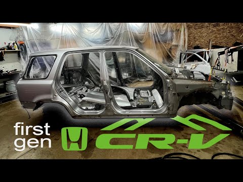 RUST BUCKET REDEMPTION rebuilding neglected Honda CR-V! Part 2