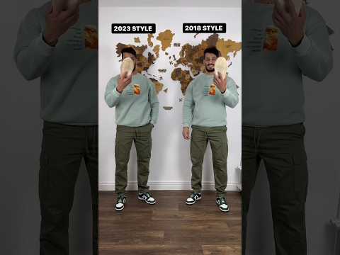 A Big Difference 😍 2023 & 2018 Style.🤩👌Men's Fashion  #shorts