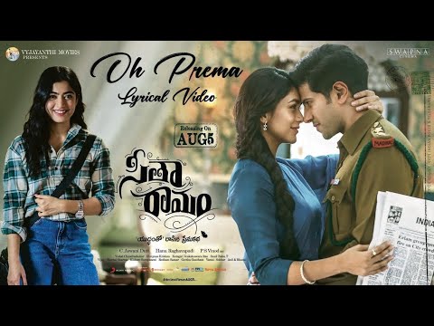 Piriyadhey Lyrical Video - Sita Ramam (Tamil) | Dulquer | Mrunal | Vishal | Hanu Raghavapudi