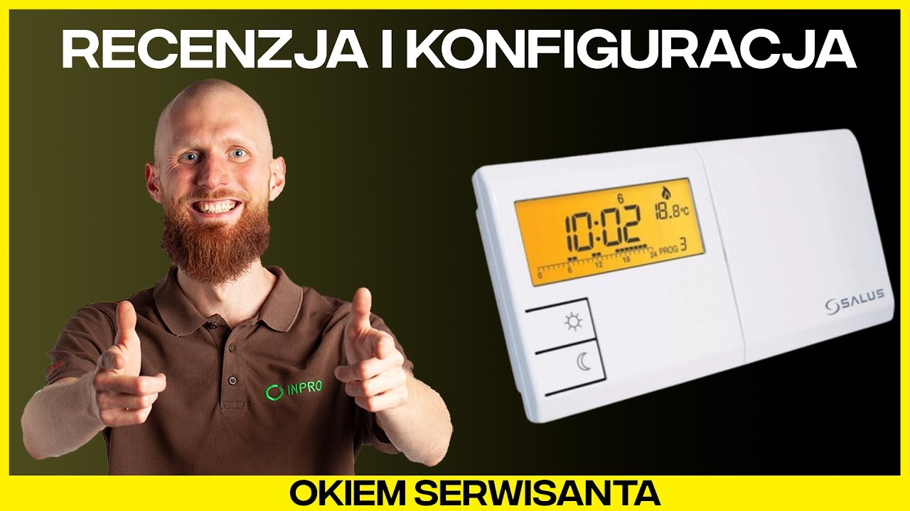 STEROWNIK pokojowy SALUS 091 - recenzja, konfiguracja, montaż, TAJNE FUNKCJE