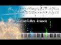 Thirty Seconds To Mars Avalanche Piano Tutorial Free Download Sheet Music And MIDI