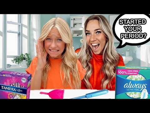HELP me PREPARE to have the PERIOD TALK with my SISTER!!