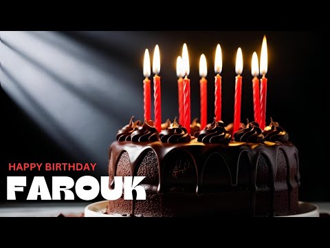 FAROUK BIRTHDAY COUNTDOWN🎂⏰| HAPPY BIRTHDAY FAROUK | #farouk #farooq #hbd #birthday #fyp #viralvideo