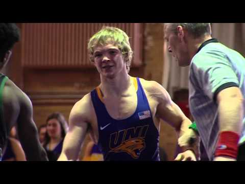 Ohio vs. UNI wrestling - Dylan Peters 125 pounds fall