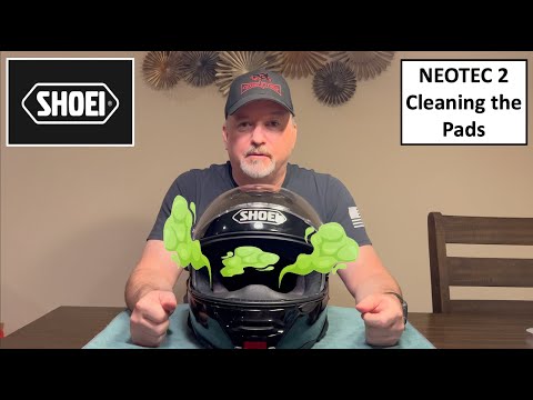Shoei NeoTec 2 Removing and Cleaning the Pads - Summertime Smelly Helmet