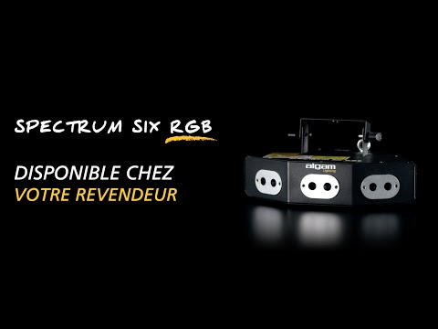 ALGAM LIGHTING - SPECTRUM SIX RGB - Laser d'animation à 6 faisceaux (Algam Webstore)