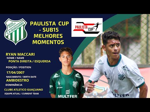 PAULISTA CUP SUB 15 / RYAN MACCARI Highlights - 2022