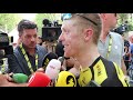 Steven Kruijswijk over incident tussen Martin en Rowe: "Waren beetje aan het stoeien"
