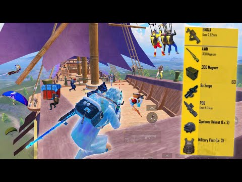 Omg😍 NEW BEST LOOT GAMEPLAY with FULL GLACIER OUTFIT🔥 PUBG Mobile - BGMI