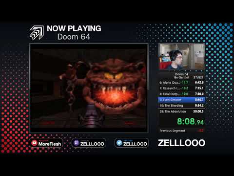 ZELLLOOO - Doom 64 Speedrun (Be Gentle) - 29:31