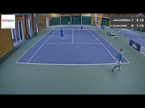 Jebavý/Majšajdr vs. Krstev/Rikl - 25.1.19 - FI čtyřhry - HMČR Milovice - dospělí - muži