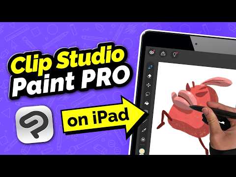 How to Use CLIP STUDIO PAINT on iPad – Digital Art Tutorial for BEGINNERS (Step by Step)