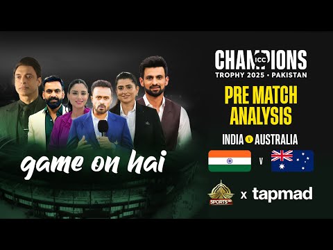 Game On Hai | Pre-Match Show - India vs Australia | tapmad