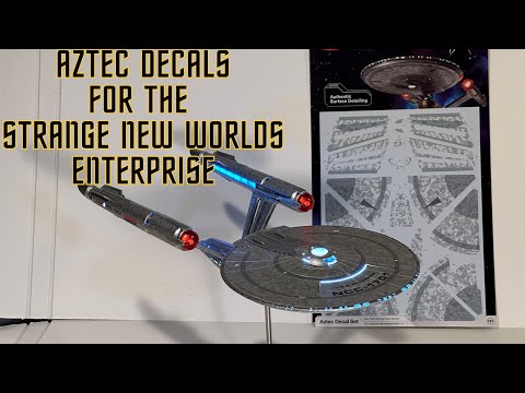 Aztec Decals review and completed SNW Enterprise! - by Polar Lights