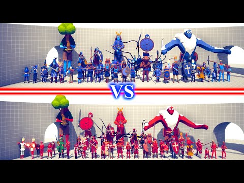 MELEE Team vs MELEE Team - Totally Accurate Battle Simulator TABS