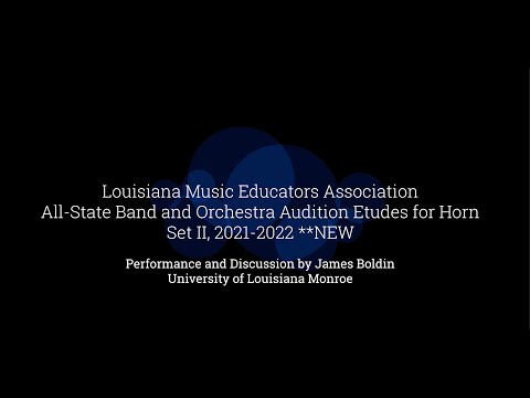 LMEA All State Etudes for Horn Set 2 **NEW for 2021-2022