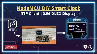 Esp8266 Clock NTP Client & OLED Display Project ||TechNP|| #ntpclient 