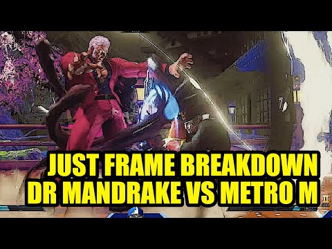 [SFV] DR MANDRAKE (Urien) vs METRO M (Claw) - Just Frame Breakdown