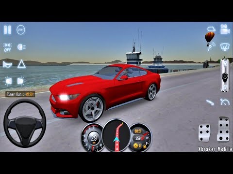 Driving School 2017 - | NEW UPDATE | - RED Car Driving - New Challenge Added - Android Gameplay