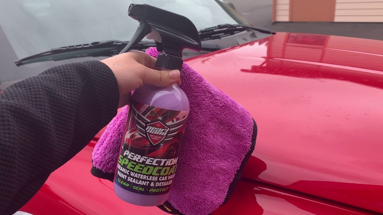 Perfection Speedcoat Waterless Car Wash SuperHydrophobic, Scratch