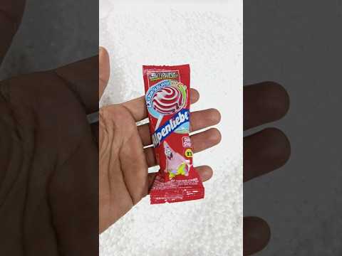 Hunting lollipop candy 🍭 milk 🍓in Styrofoam granules #unpacking #unboxing #jajanan#short
