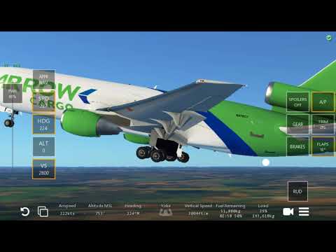 NEW Infinte flight DC-10F Look around and take off