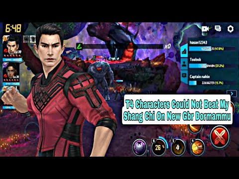 T4 Characters Could Not Beat My Shang Chi On New Gbr Dormammu - Marvel Future Fight