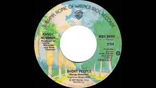 1978 HITS ARCHIVE: Short People - Randy Newman (a #1 record--stereo 45)