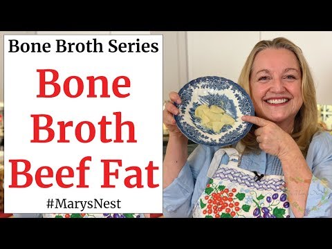 How to Use Beef Fat or Beef Tallow from Bone Broth