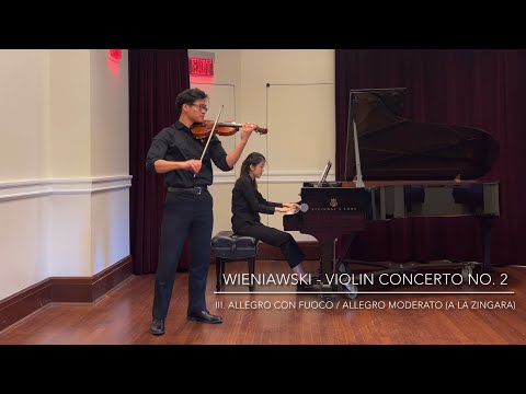 Michael Fisher | Wieniawski: Violin Concerto No. 2 | III. Allegro con fuoco / Allegro moderato