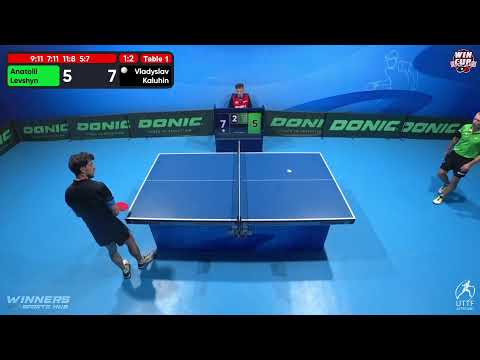 23:00 Anatolii Levshyn 1 - 3 Vladyslav Kaluhin West 5 WIN CUP 05.11.2022 | TABLE TENNIS WINCUP