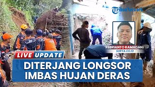Diterjang Longsor, Akses Warga Desa Padas Madiun Terisolir, Petugas Kerja Bakti Bersihkan Material