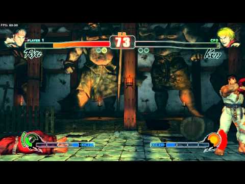 Street Fighter 4 PC Ryu vs Ken (Hardest)