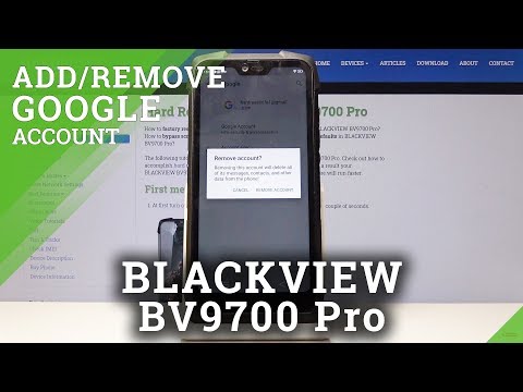 How to Use Google Account in BLACKVIEW BV9700 Pro - Add & Remove User