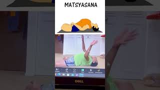 How to do Fish pose- Matsyasana - Yoga for kids
